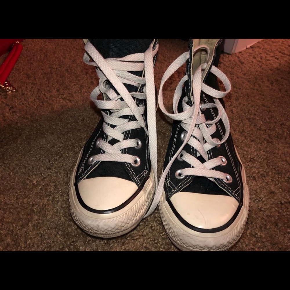 Black High Top Converse